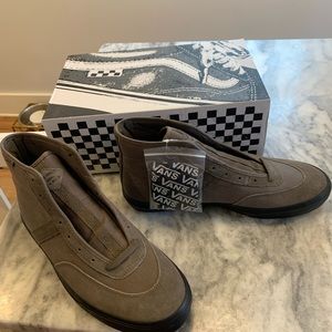 Vans Crockett High Bungee Cord & Black Skate Shoes